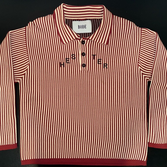BODE Hester Knitwear Polo - Size small